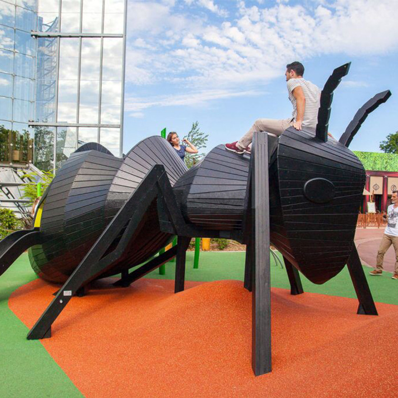 公园不锈钢蚂蚁动物雕塑