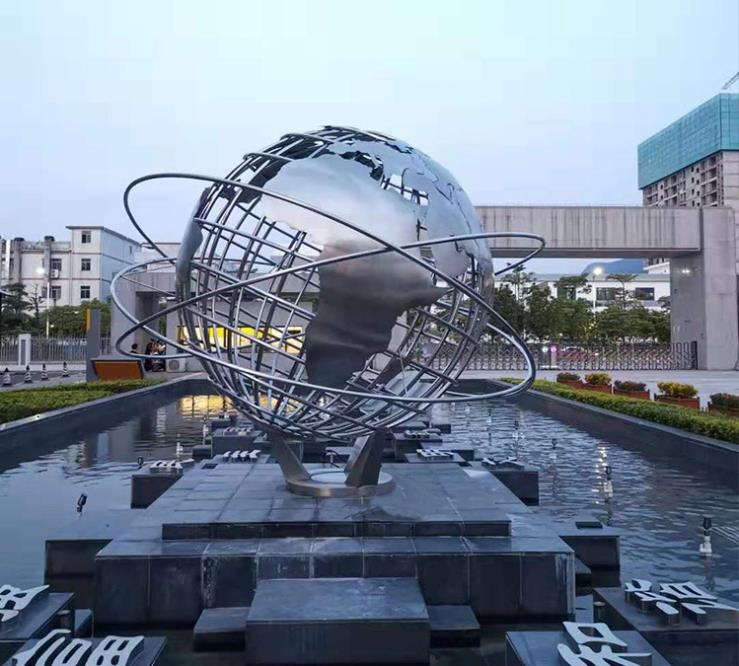 大型地球仪景观雕塑