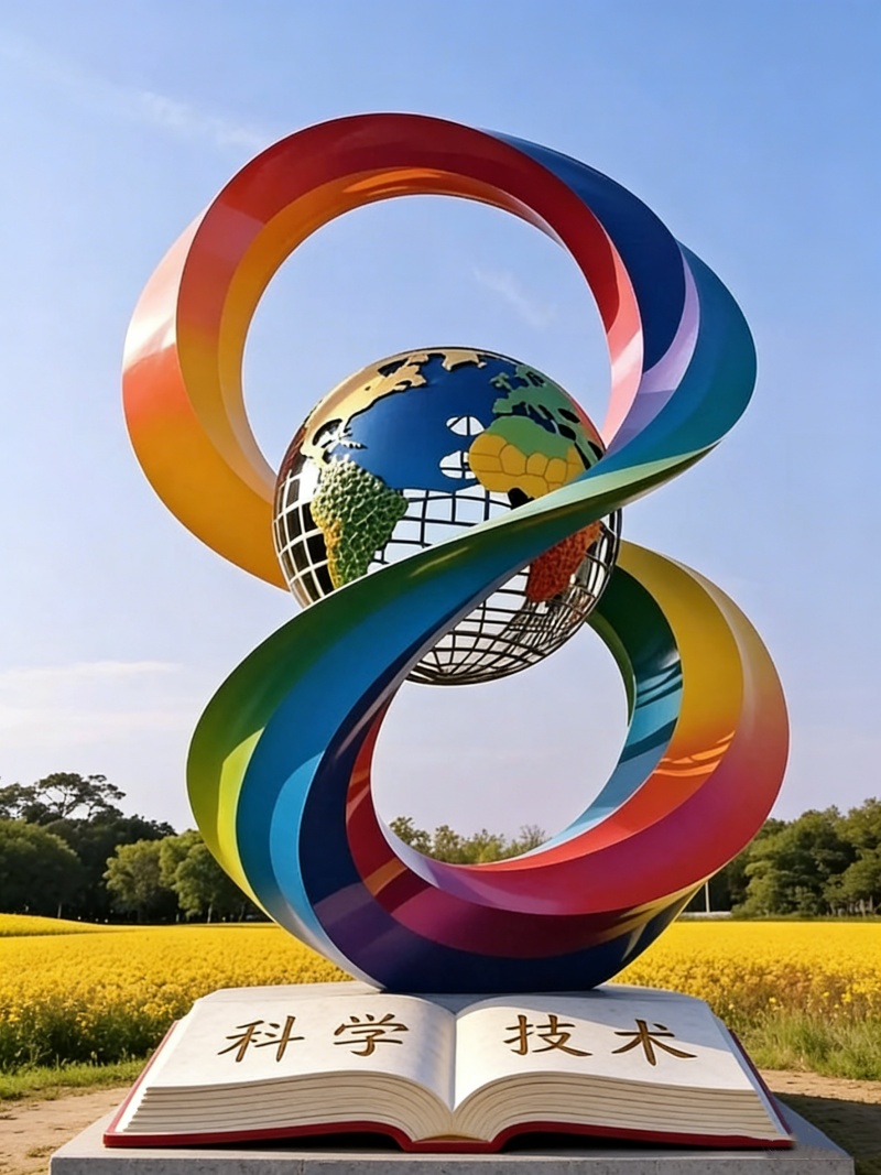 科技园雕塑不锈钢景观雕塑厂家